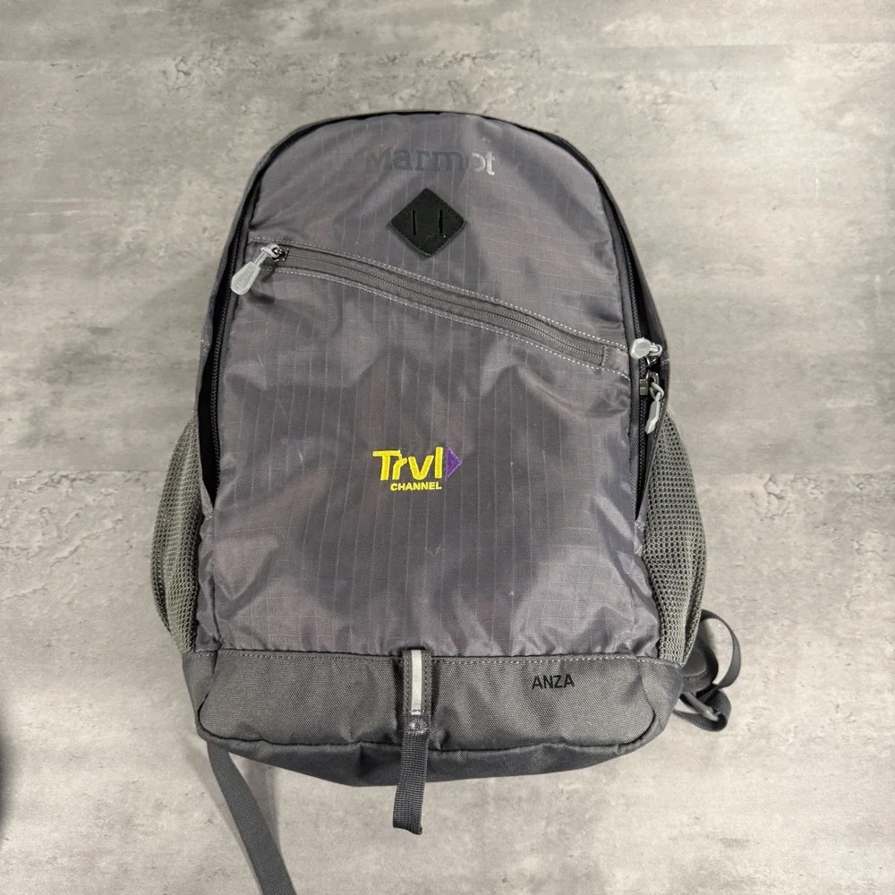 Marmot Anza Backpack Mens OS Grey Travel Channel Laptop Daypack Cinder‎ Hiking
